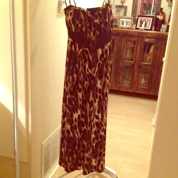 Kardashian collection Dresses & Skirts - Beautiful animal print long dress with tags